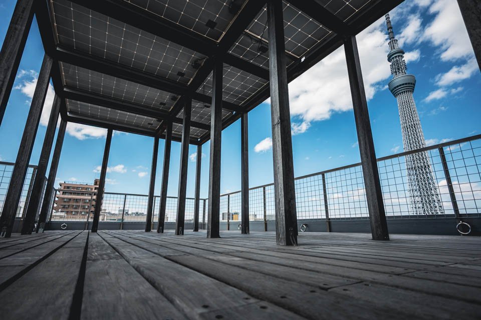 Rimba Tokyo Oshiage rooftop photo 2